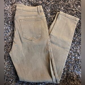 Men’s Olive Green Slim Fit Jeans